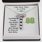 To Our Friendship - Like Two Peas In A Pod | Pea Pod Necklace