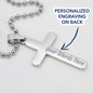 To My Fiance | Cross Necklace