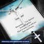 To My Fiancee | Cross Necklace