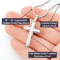 To My Fiancee | Cross Necklace