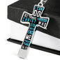 To My Brother In Christ | Cross Pendant Necklace