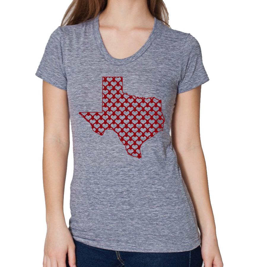 Texas hearts | Women's Tee