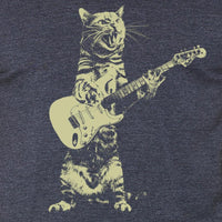 Load image into Gallery viewer, Cat Playing Guitar | Men&#39;s Tees
