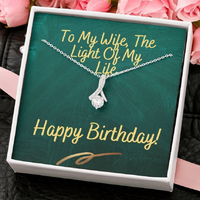 Load image into Gallery viewer, To My Wife, The Light Of My Life | Alluring Beauty Necklace

