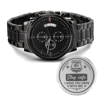 Load image into Gallery viewer, To My HERO. . Stay Safe | Chronograph Watch
