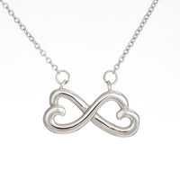 Load image into Gallery viewer, To My Wife The Light Of My Life | Infinity Heart Necklace
