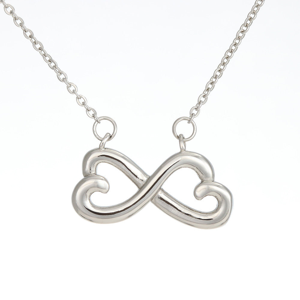 To My Wife The Light Of My Life | Infinity Heart Necklace