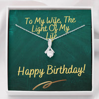 Load image into Gallery viewer, To My Wife, The Light Of My Life | Alluring Beauty Necklace
