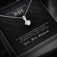 Load image into Gallery viewer, To My Gorgeous Wife | Alluring Beauty Necklace
