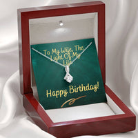 Load image into Gallery viewer, To My Wife, The Light Of My Life | Alluring Beauty Necklace
