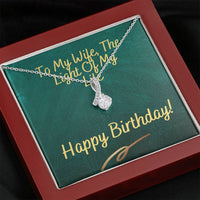 Load image into Gallery viewer, To My Wife, The Light Of My Life | Alluring Beauty Necklace
