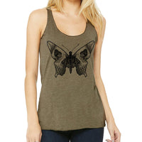 Load image into Gallery viewer, Butterfly Skull - Racerback Tank

