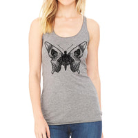 Load image into Gallery viewer, Butterfly Skull | Racerback Tank
