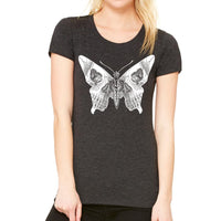 Load image into Gallery viewer, Butterfly Skull - Women&#39;s Tee
