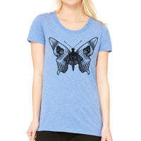 Load image into Gallery viewer, Butterfly Skull | Women&#39;s Tee
